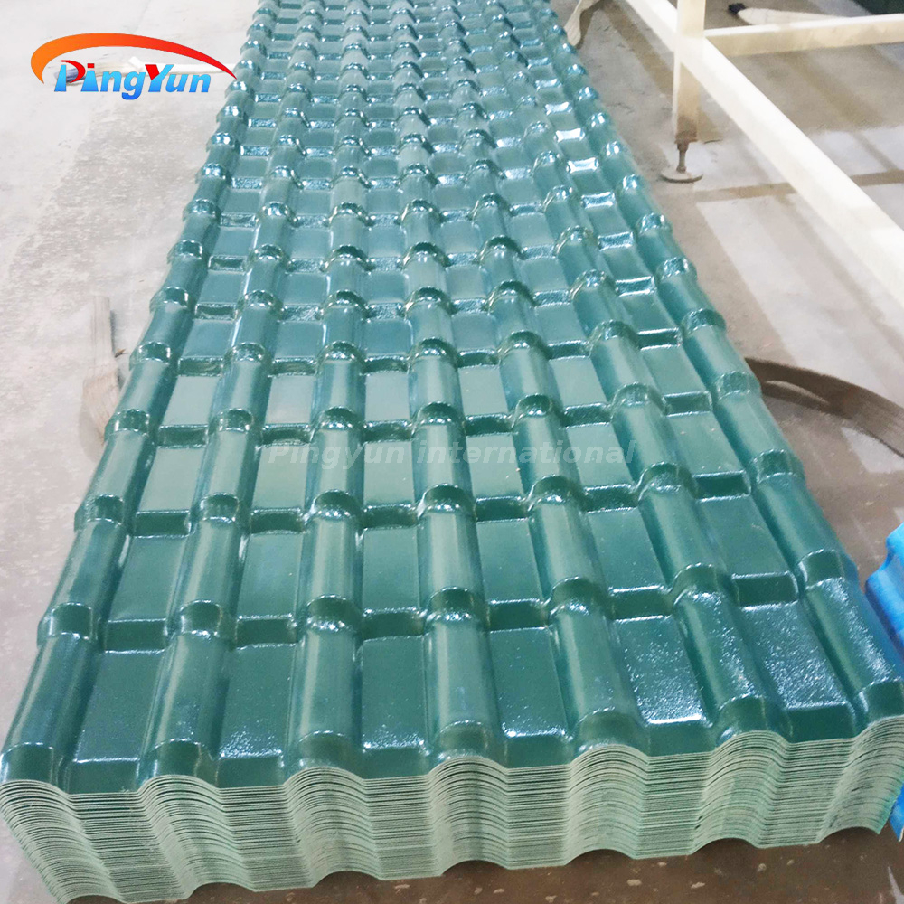 Genteng PVC Isolasi Panas Villa Orange