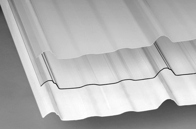 produk terlaris panel plastik bergelombang ringan lembaran atap pvc tembus pandang