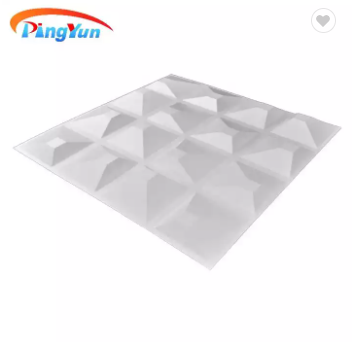 Berbagai Pola Panel Dinding PVC 3D Dalam Ruangan Panel Dinding Tahan Api Dekorasi Interior Dinding