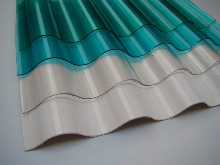 Sampel Gratis Plastik Warna Bening 100% Bayer Polycarbonate Sheet PC Corrugated Sheet untuk Skylight